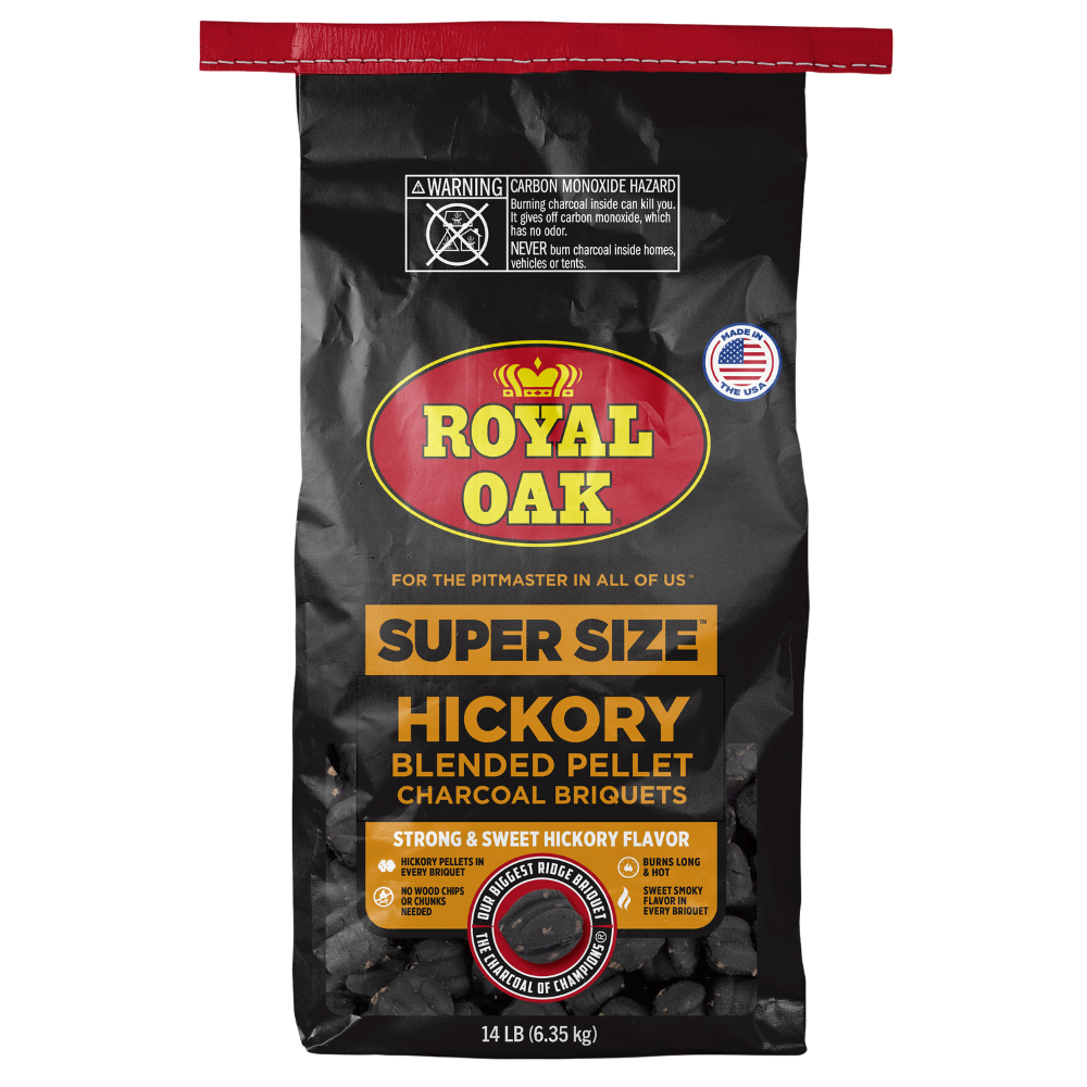 Royal Oak Super Size Hickory Pellet Infused Charcoal Briquets